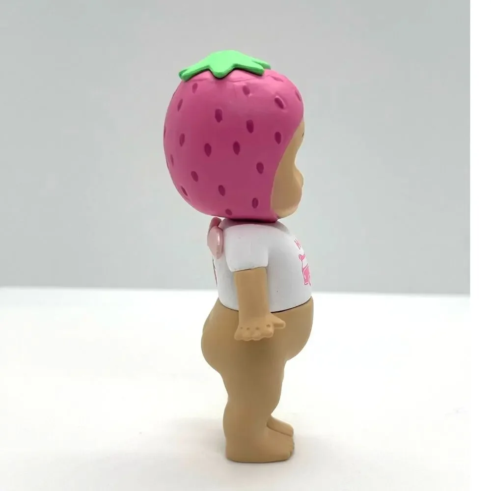 New Unbranded Kewpie/Angel Collectible Mini Figure, Strawberry Hello, Open Box